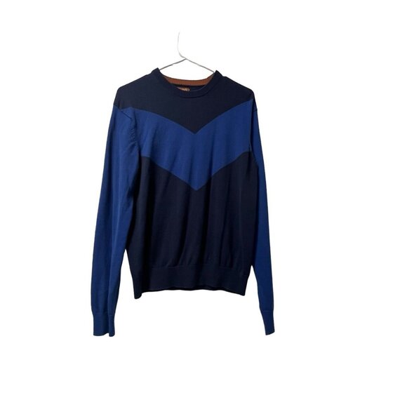 Michael Kors Sweater Women Size Small Blue Cotton Blend Long Sleeve Classic City - Picture 1 of 11
